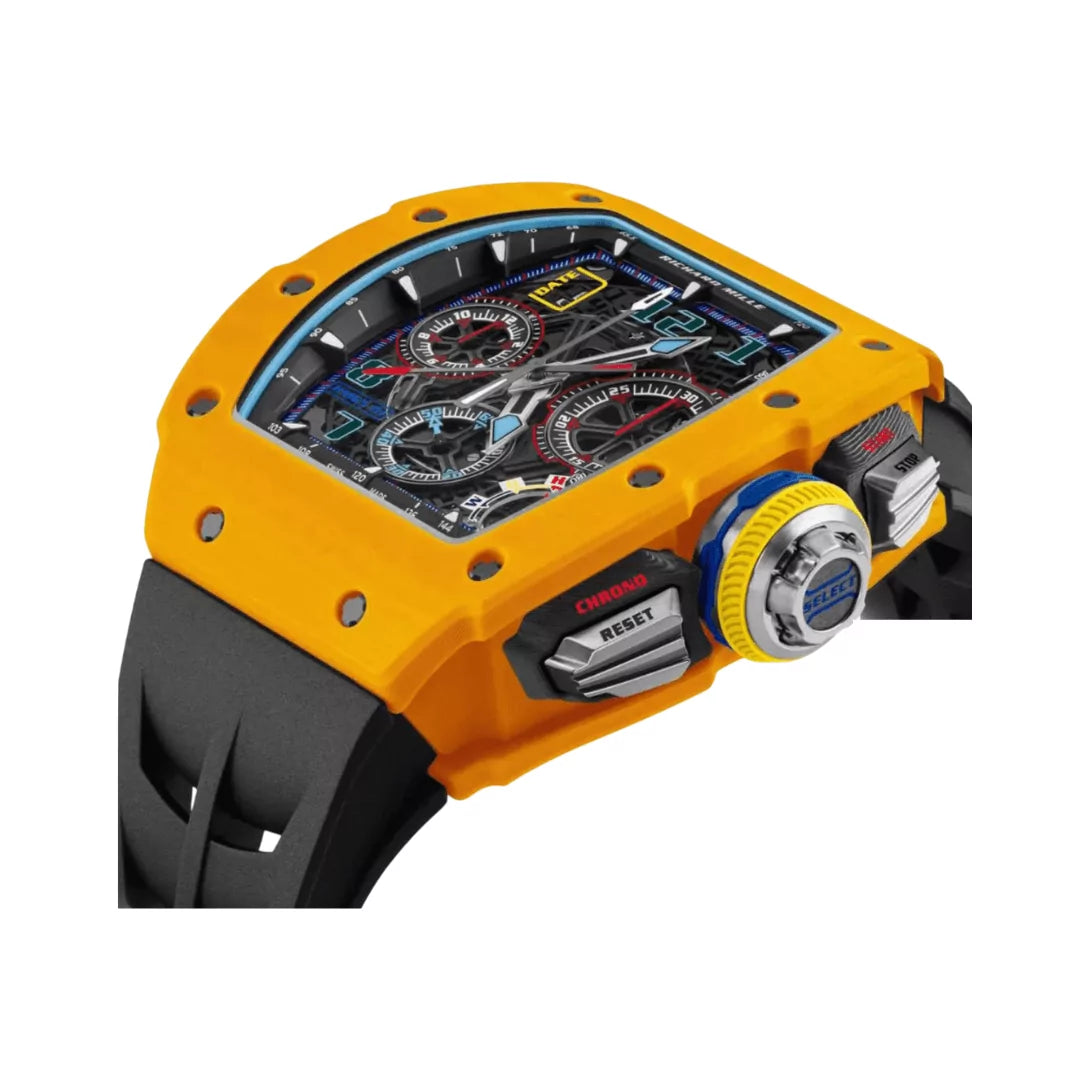 Richard Mille RM 65-01 Automatic Split-Seconds Chronograph Quartz TPT 45mm Skeleton Dial Mens Watch