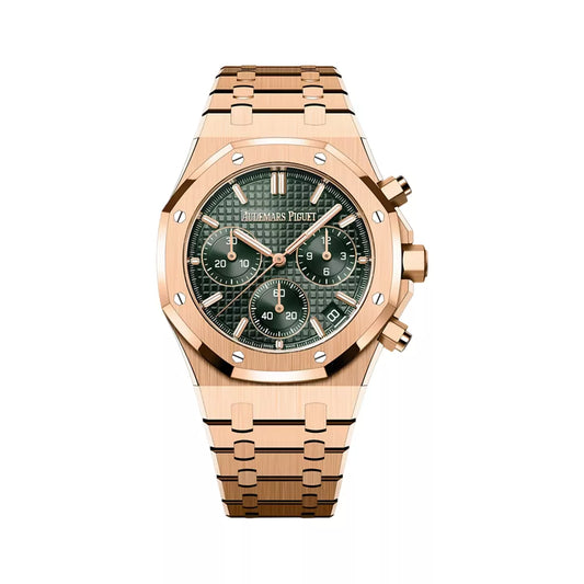 Audemars Piguet Royal Oak Rose Gold 41mm Green Dial Men’s Watch