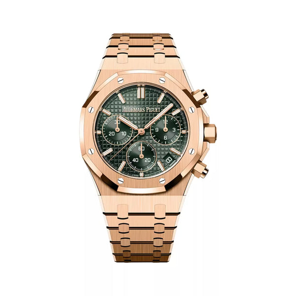 Audemars Piguet Royal Oak Rose Gold 41mm Green Dial Men’s Watch