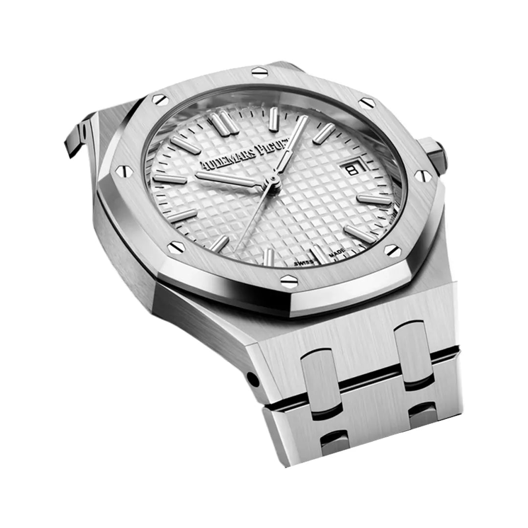 Ladies Audemars Piguet Royal Oak Stainless Steel 34mm Silver Dial Ladies