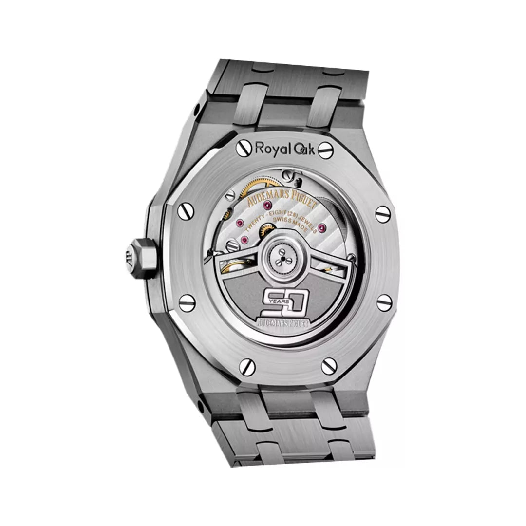 Ladies Audemars Piguet Royal Oak Stainless Steel 34mm Silver Dial Ladies