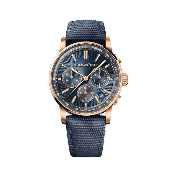 Audemars Piguet Code 11.59 Chronograph Rose Gold 41mm Blue Dial
