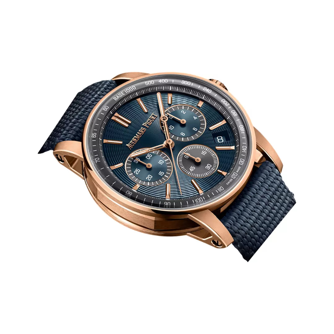Audemars Piguet Code 11.59 Chronograph Rose Gold 41mm Blue Dial