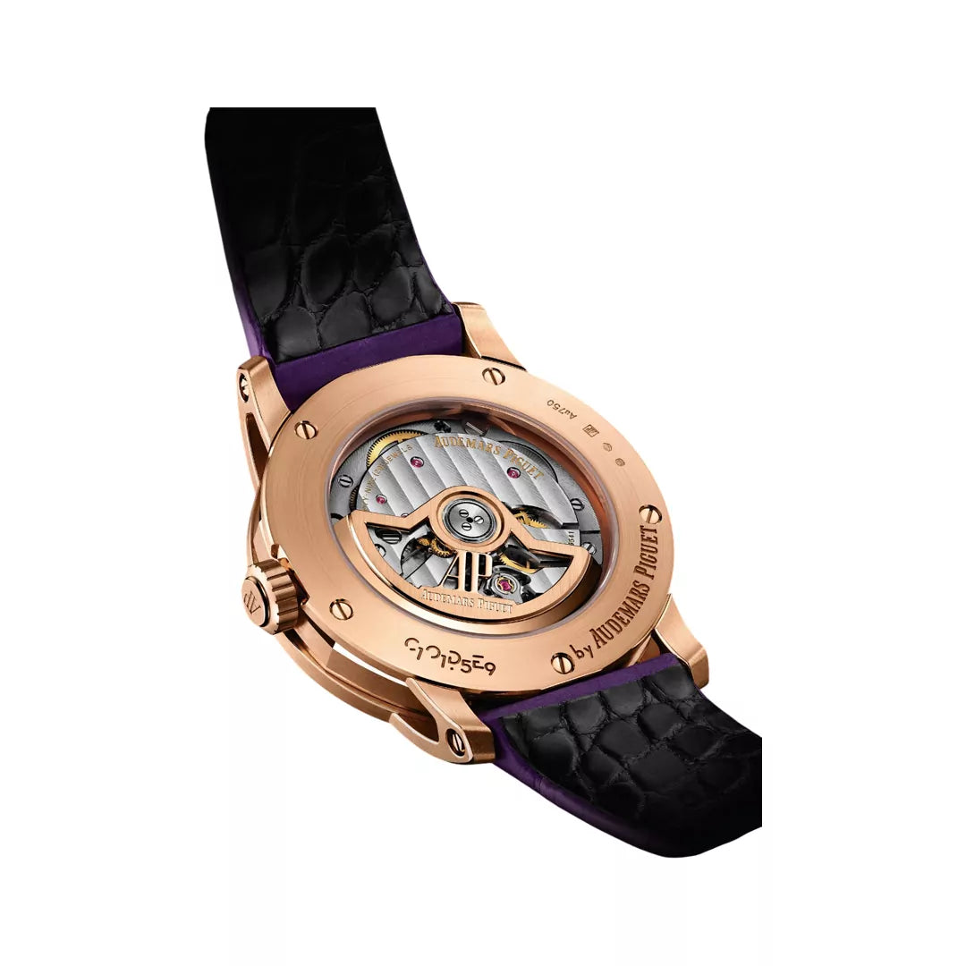 Audemars Piguet Code 11.59 Rose Gold 38mm Purple Dial Ladies Watch