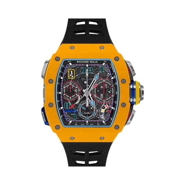 Richard Mille RM 65-01 Automatic Split-Seconds Chronograph Quartz TPT 45mm Skeleton Dial Mens Watch